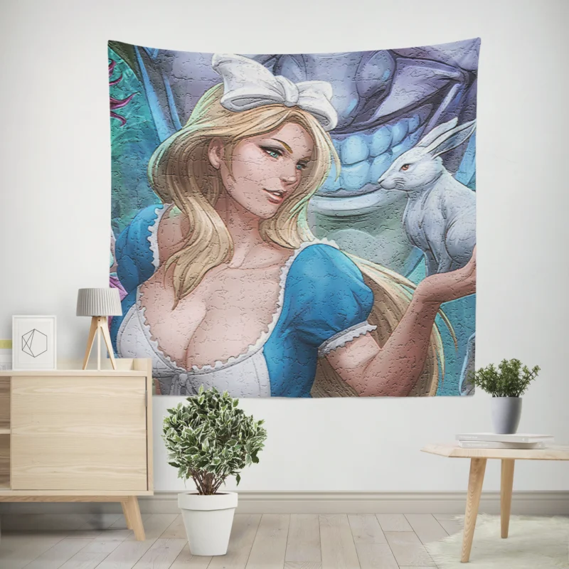 Dive into the World of Grimm Fairy Tales Comics  Wall Tapestry