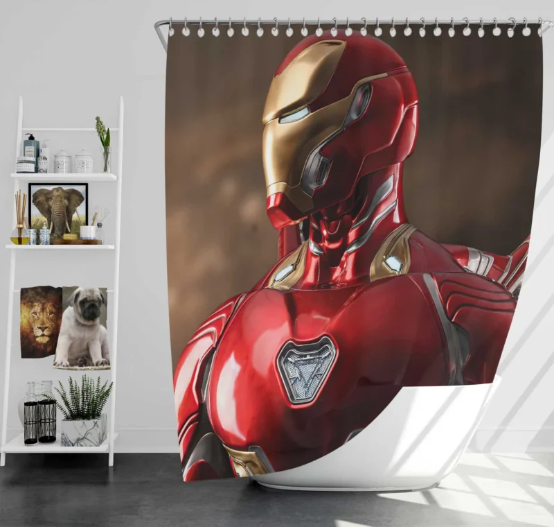 Dive into the World of Iron Man Shower Curtain