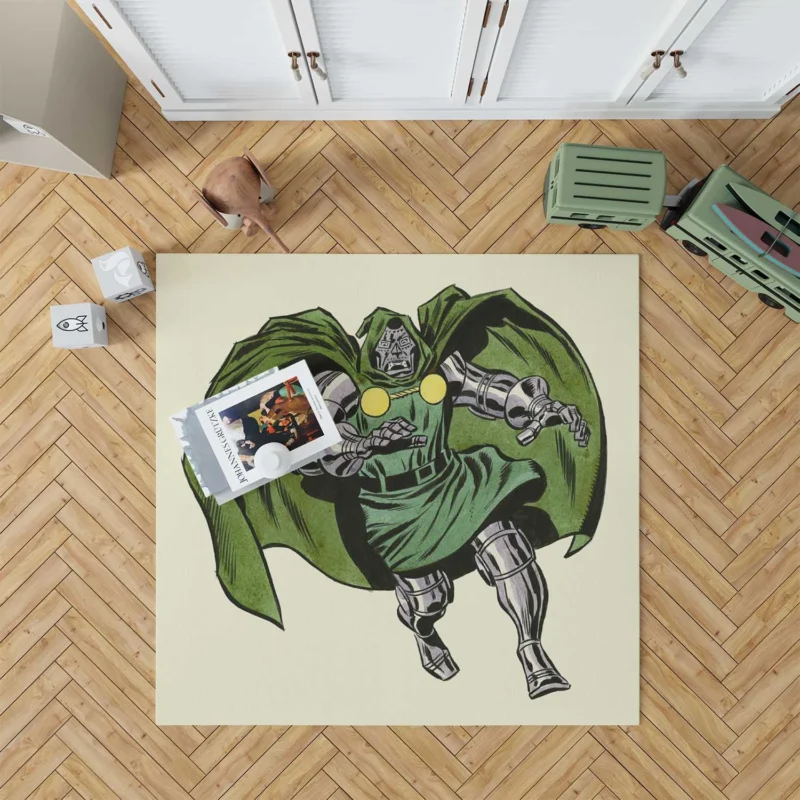 Doctor Doom Comics: Marvel Infamous Villain Floor Rug