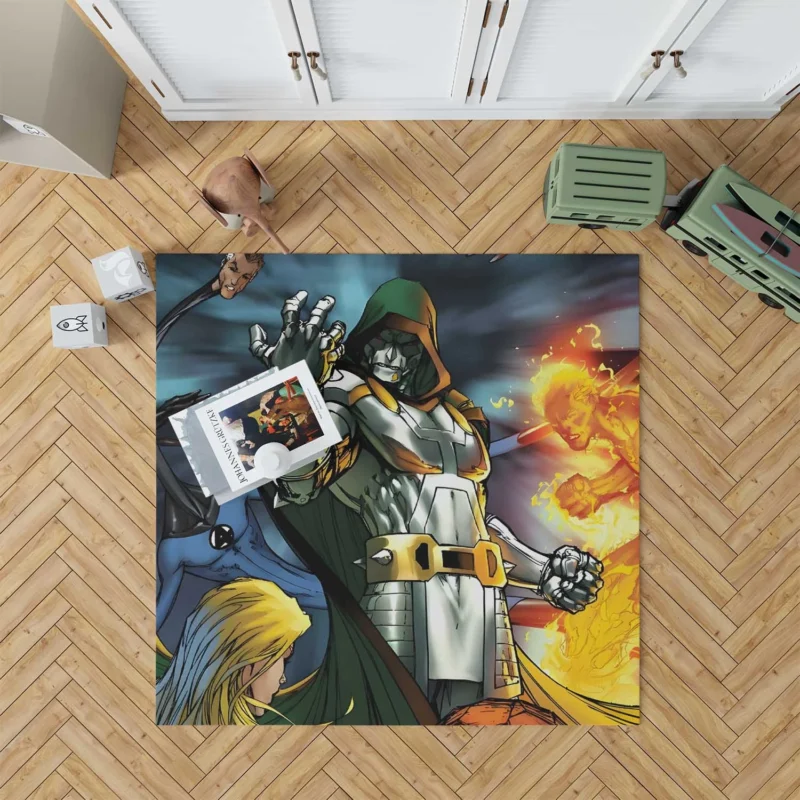 Doctor Doom: Marvel Menacing Supervillain Floor Rug