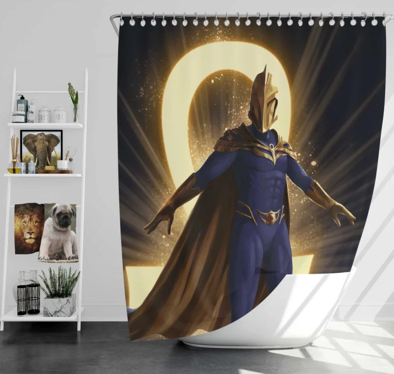 Doctor Fate in Black Adam: The Magic of DC Unleashed Shower Curtain