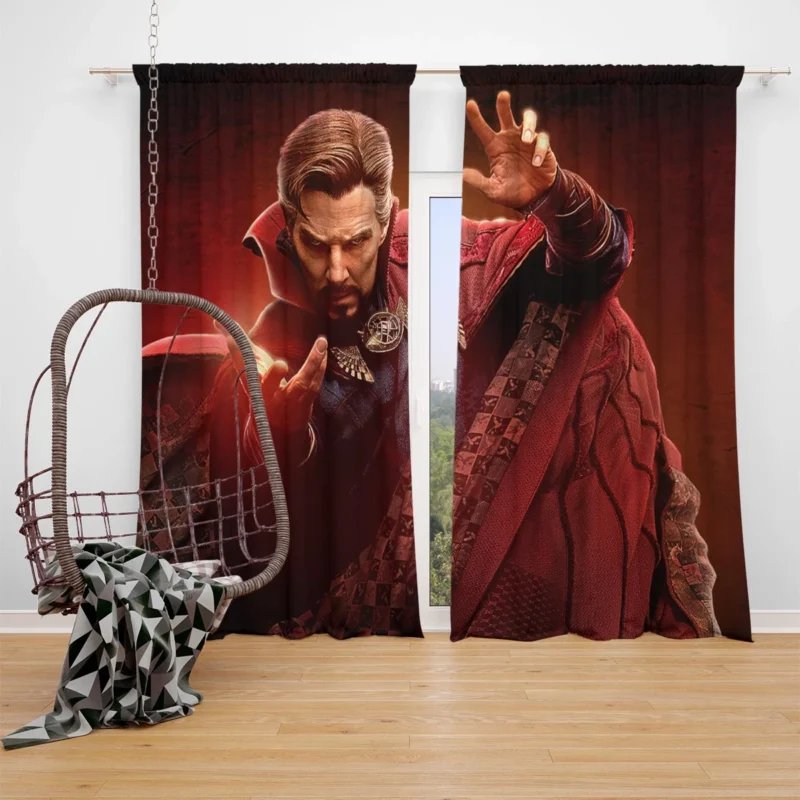 Doctor Strange Multiverse Adventure: Benedict Cumberbatch Window Curtain