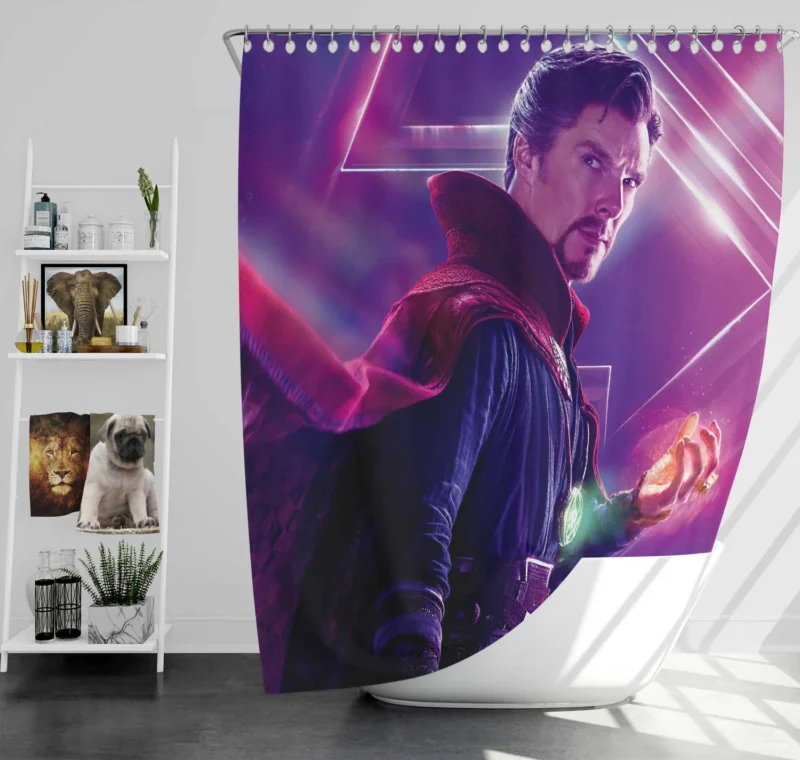Doctor Strange Mystic Powers in Avengers: Infinity War Shower Curtain