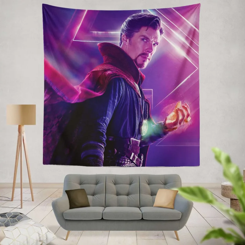 Doctor Strange Mystic Powers in Avengers: Infinity War  Wall Tapestry
