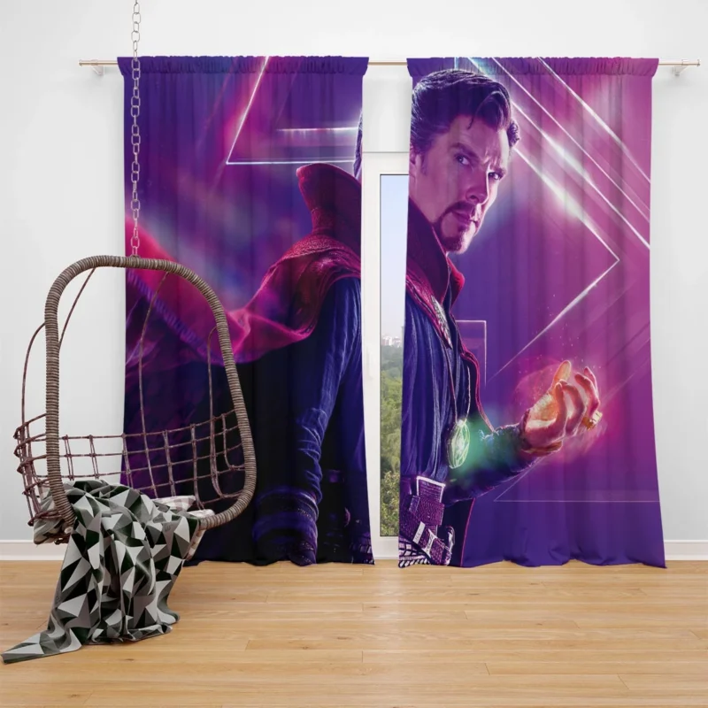 Doctor Strange Mystic Powers in Avengers: Infinity War Window Curtain