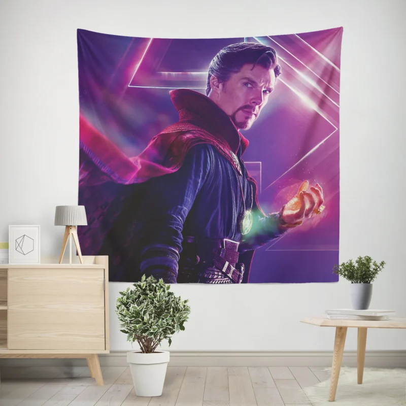 Doctor Strange in Avengers Infinity War: Benedict Cumberbatch  Wall Tapestry