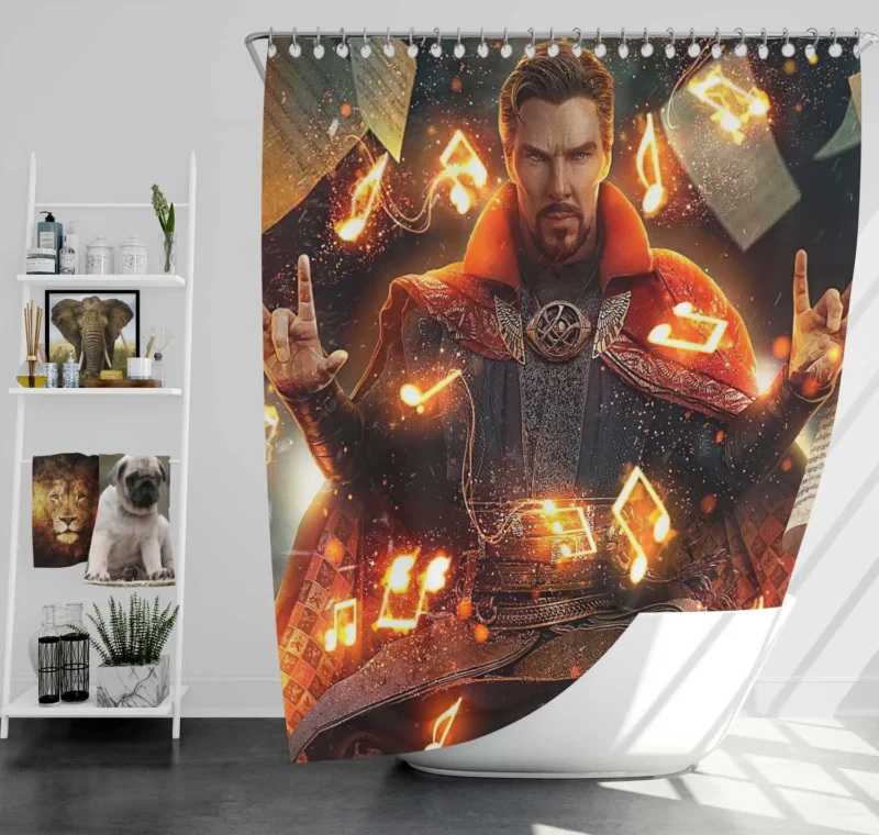 Doctor Strange in Multiverse of Madness: Benedict Cumberbatch Shower Curtain