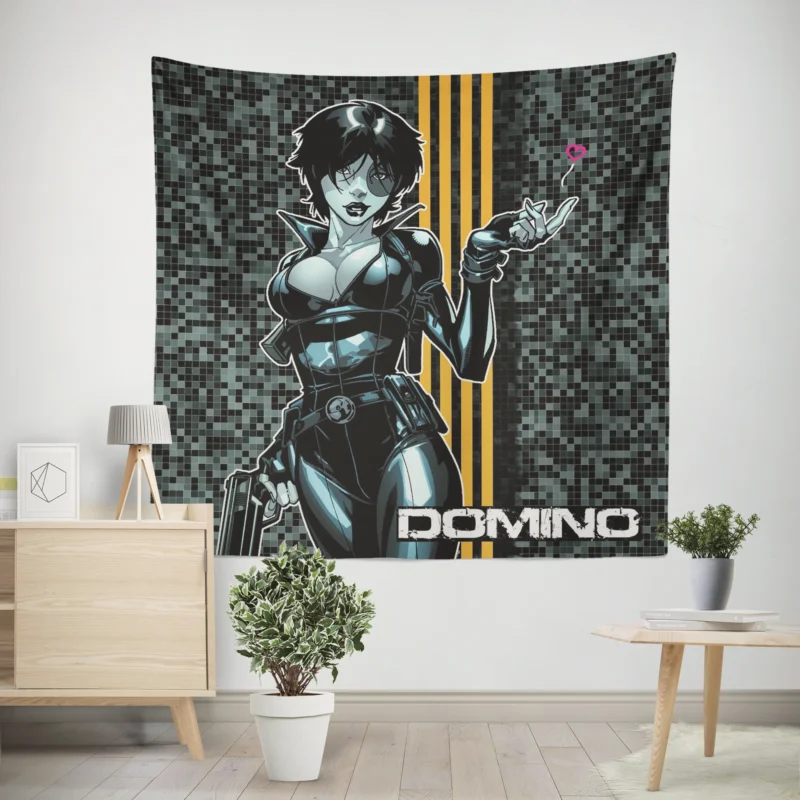 Domino Wallpaper: Marvel Lethal Luck Charm  Wall Tapestry