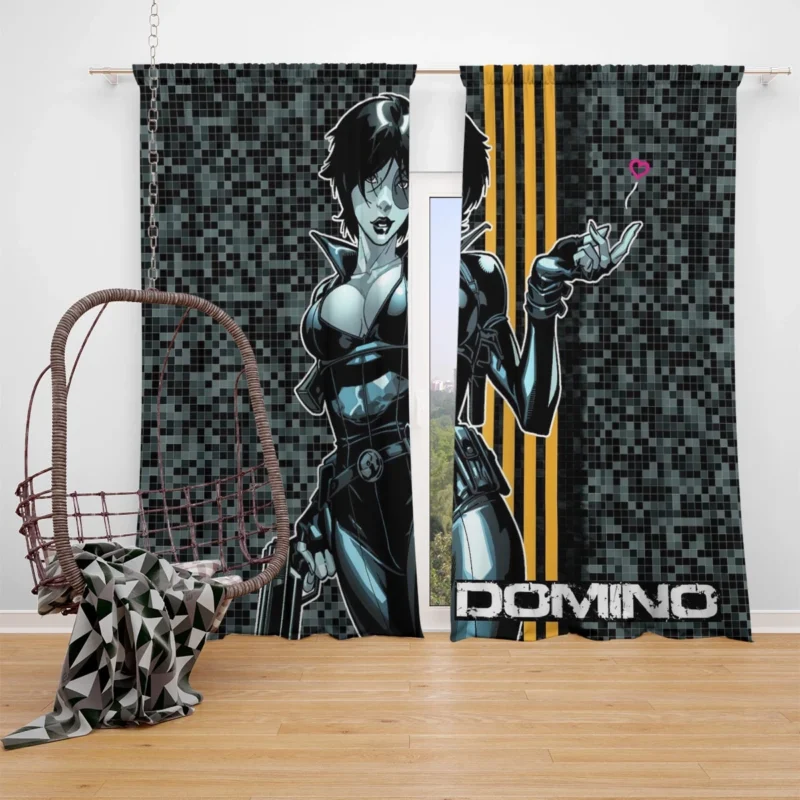 Domino Wallpaper: Marvel Lethal Luck Charm Window Curtain