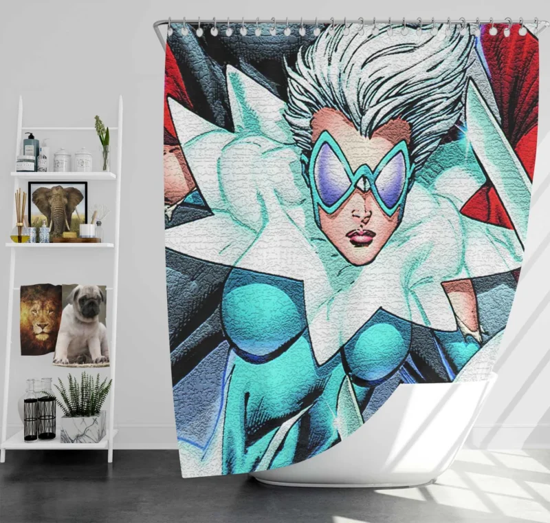 Dove Comics: DC Soaring Heroine Shower Curtain