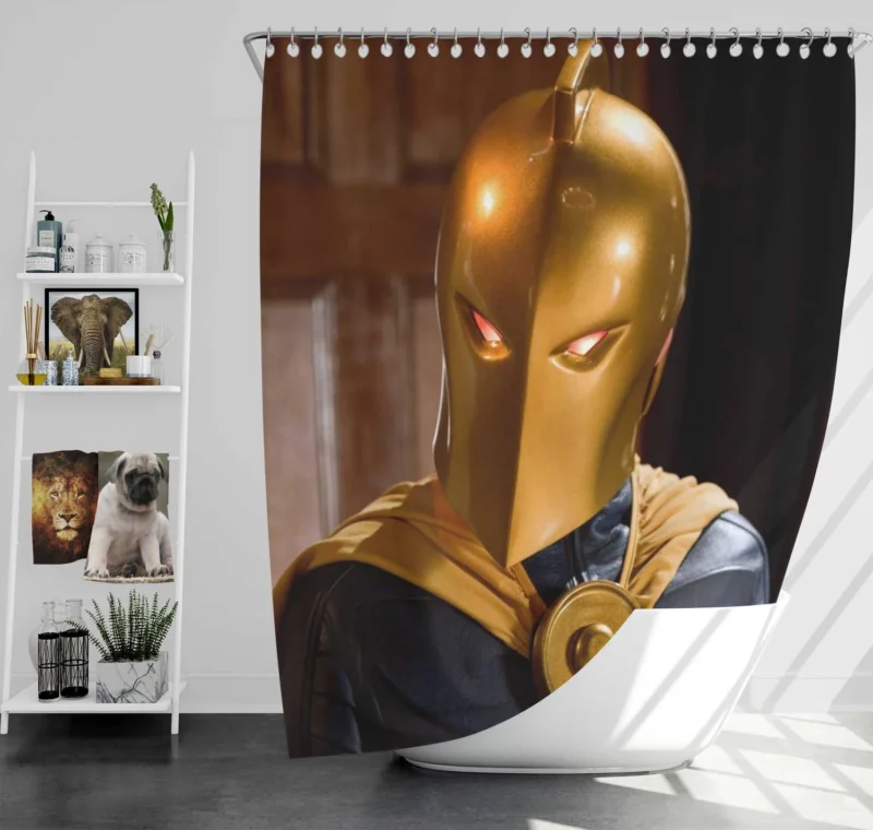 Dr. Fate in Smallville: Unveiling DC Mystic Hero Shower Curtain