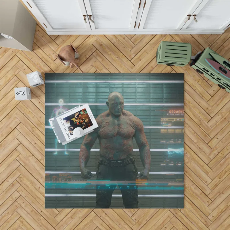 Drax the Destroyer in Guardians of the Galaxy Floor Rug