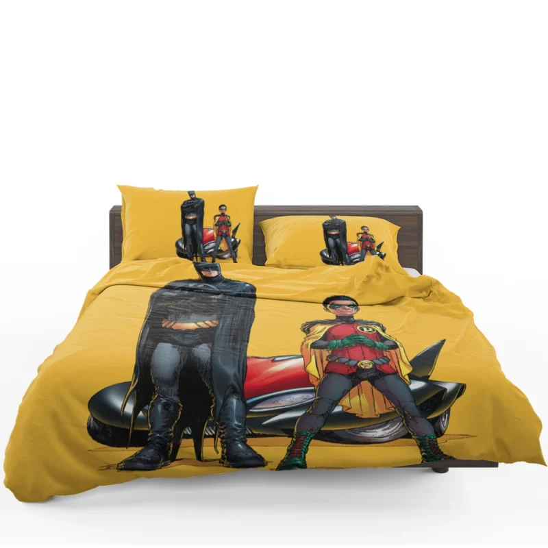 Dynamic Duo: Batman & Robin Comic Adventures Bedding Set