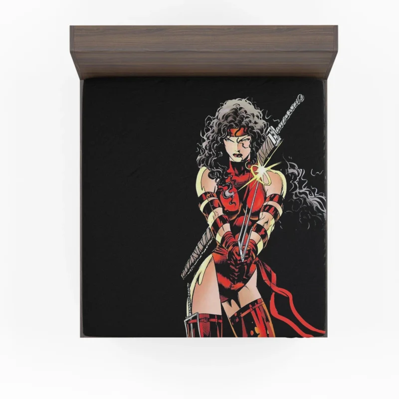 Elektra Comics: Marvel Fearless Ninja Fitted Sheet