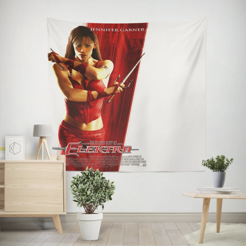Elektra Movie: Marvel Lethal Warrior  Wall Tapestry