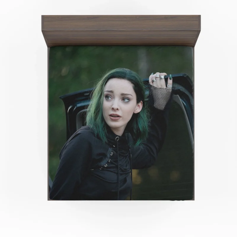 Emma Dumont as Polaris in The Gifted TV Show Fitted Sheet