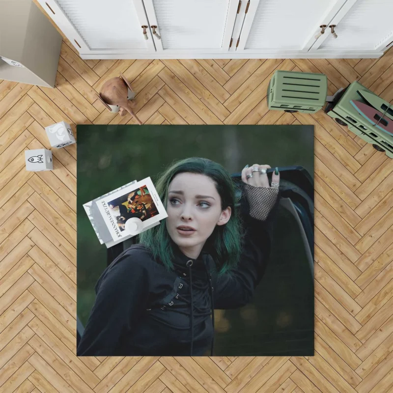 Emma Dumont as Polaris in The Gifted TV Show Floor Rug