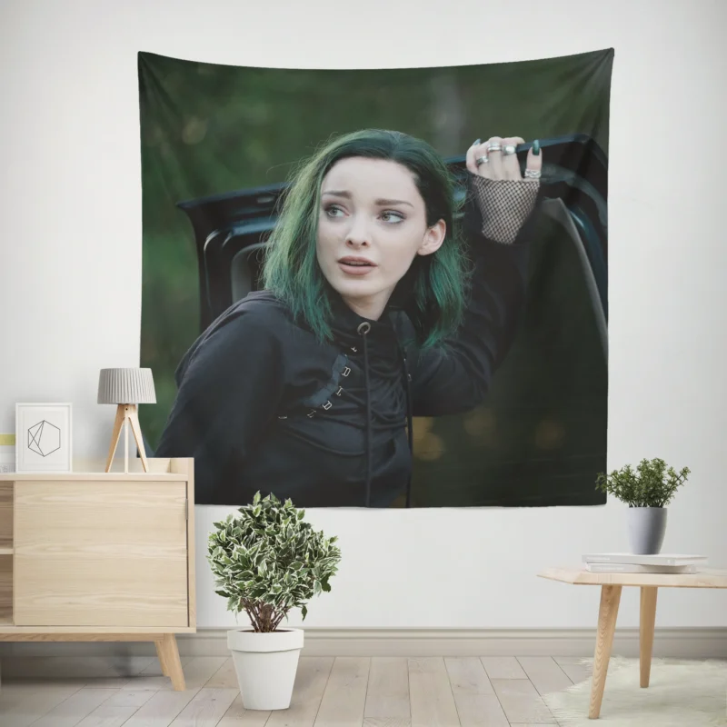 Emma Dumont as Polaris in The Gifted TV Show  Wall Tapestry