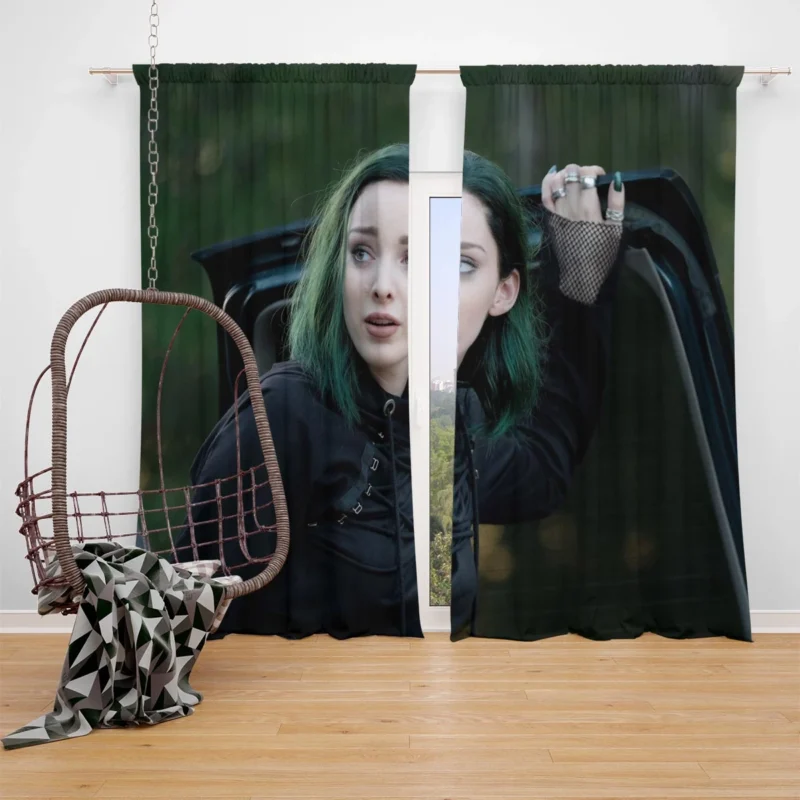 Emma Dumont as Polaris in The Gifted TV Show Window Curtain