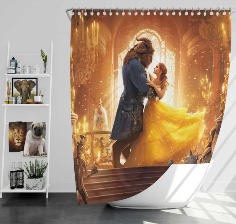 Emma Watson Shines in Beauty And The Beast Shower Curtain