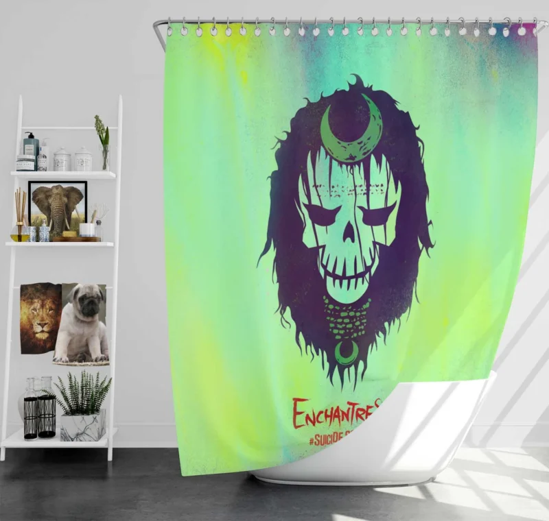 Enchantress: The Enigmatic Character of Suicide Squad Shower Curtain