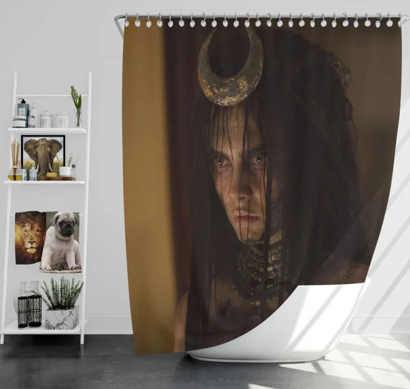 Enchantress in Suicide Squad: Cara Delevingne Transformation Shower Curtain