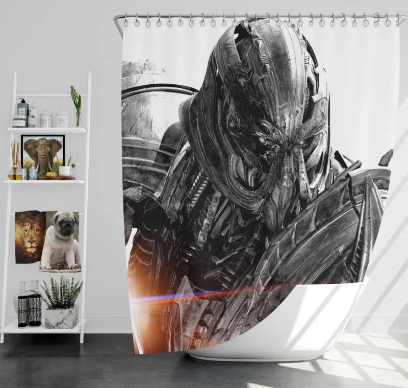 Experience Megatron in Transformers: The Last Knight Shower Curtain