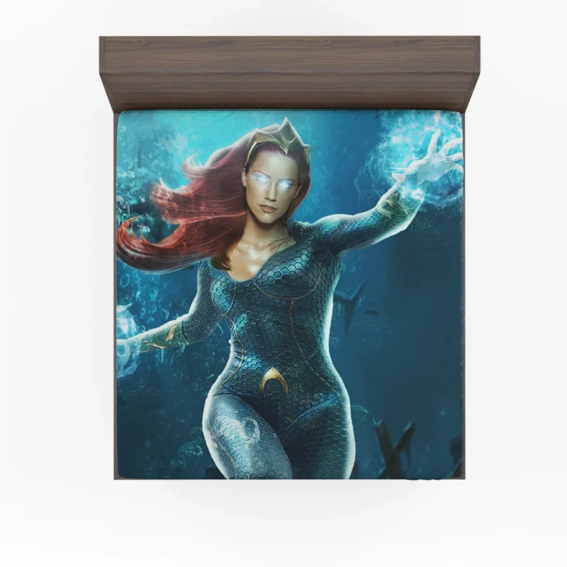 Experience Mera Impact in Aquaman Movie Fitted Sheet