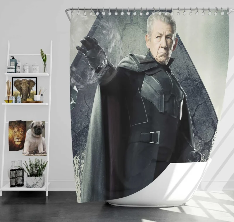Experience X-Men: Days of Future Past with Magneto Shower Curtain