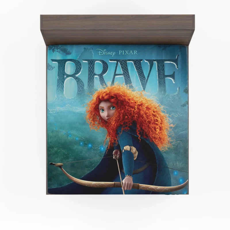 Experience the Epic Journey of Merida in Brave Fitted Sheet