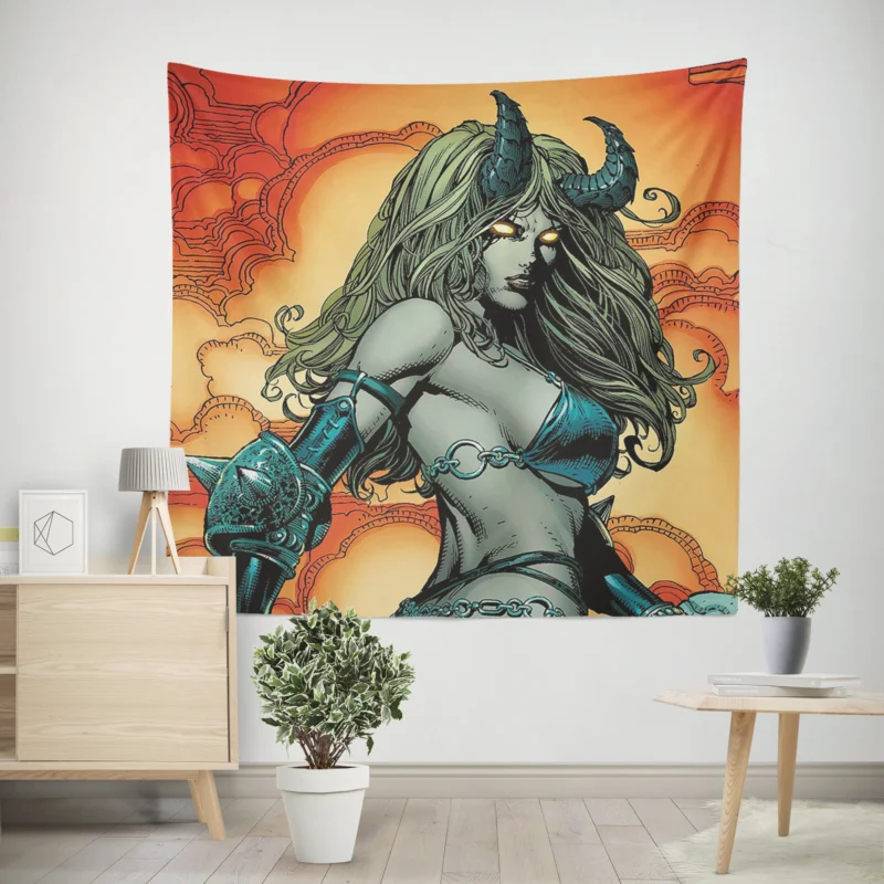 Explore the Enigmatic Magik in Comics  Wall Tapestry