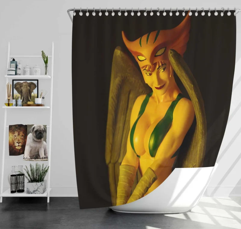 Exploring the Adventures of Hawkgirl Shower Curtain