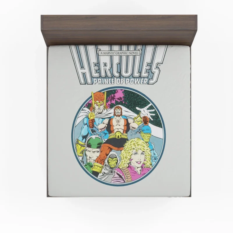 Exploring the Adventures of Hercules in Comics Fitted Sheet