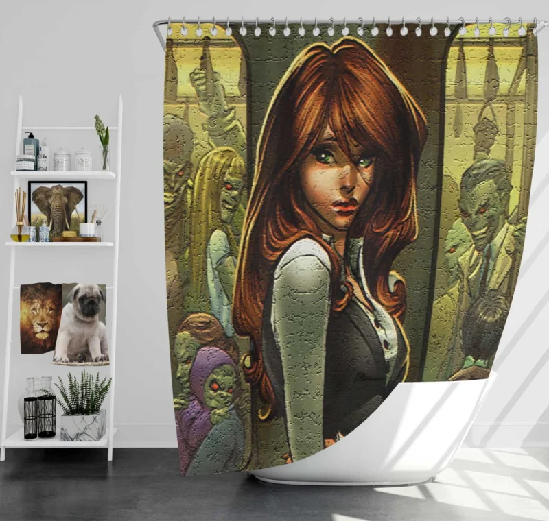 Exploring the Intricate Grimm Fairy Tales Universe Shower Curtain
