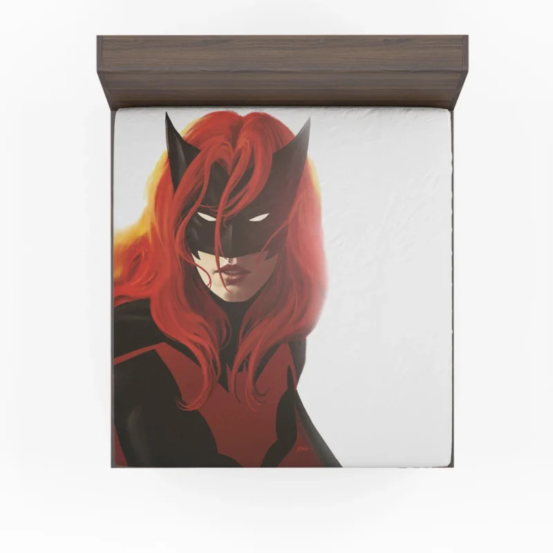 Exploring the World of Batwoman in DC Comics Fitted Sheet