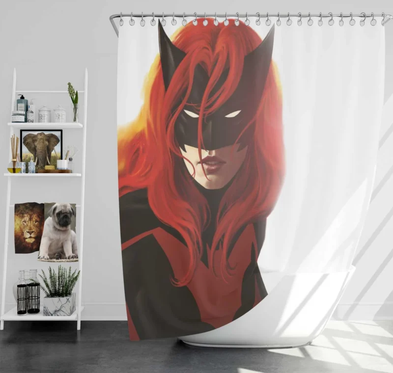 Exploring the World of Batwoman in DC Comics Shower Curtain