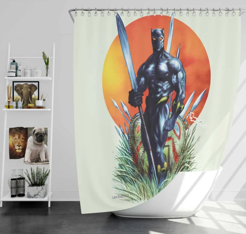 Exploring the World of Black Panther Shower Curtain