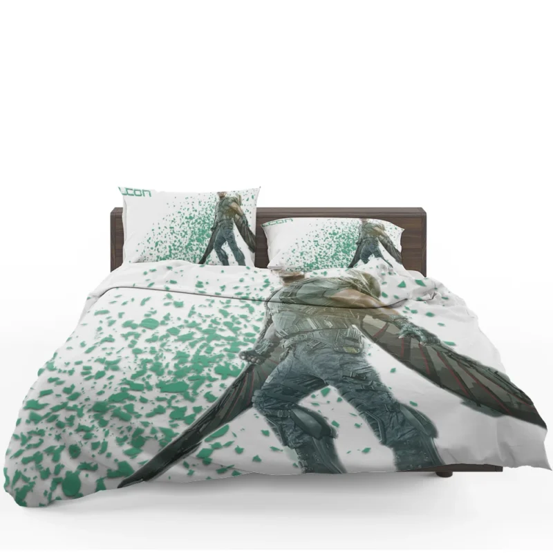 Falcon: A Heroic Avenger in Movies Bedding Set