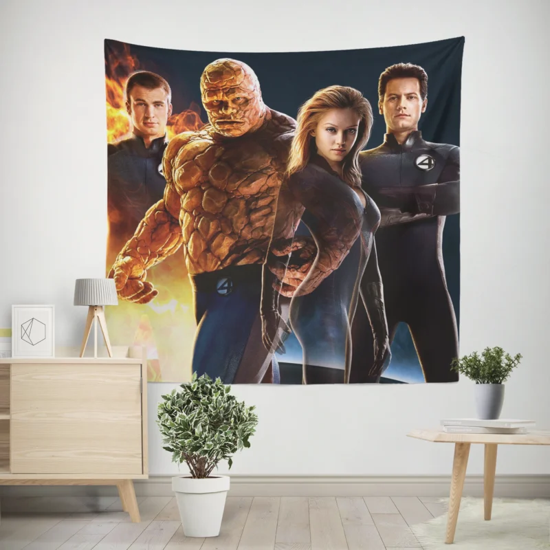 Fantastic Four (2005): Marvel Superhero Family  Wall Tapestry