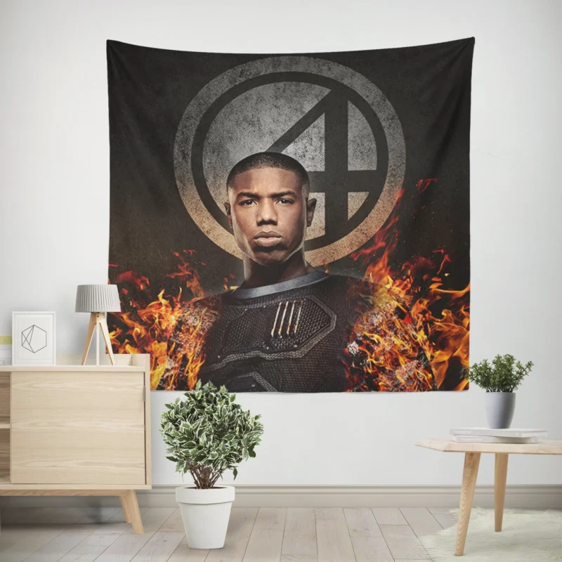 Fantastic Four (2015): The Human Torch  Wall Tapestry