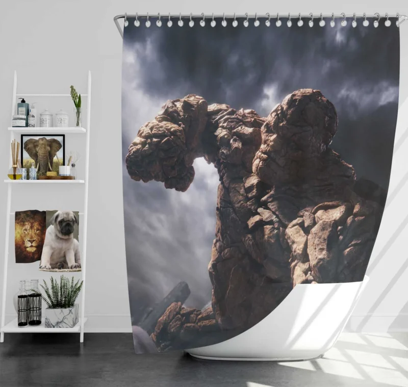 Fantastic Four (2015): Thing Role Shower Curtain