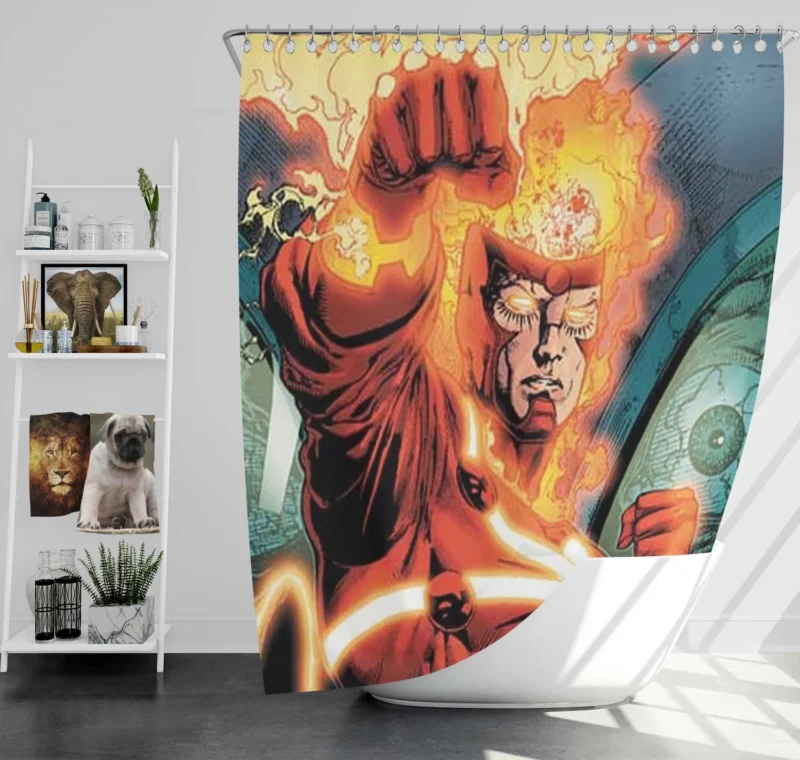 Firestorm (DC Comics): A Nuclear Superhero Shower Curtain