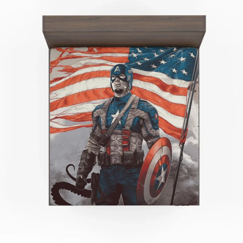 Fortnite: Captain America Joins the Battle Fitted Sheet
