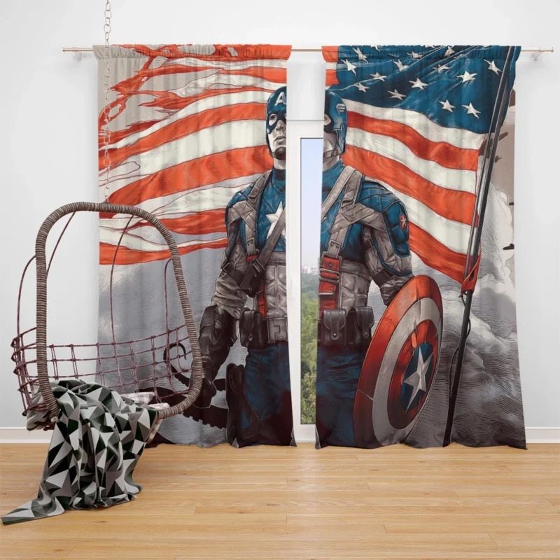 Fortnite: Captain America Joins the Battle Window Curtain
