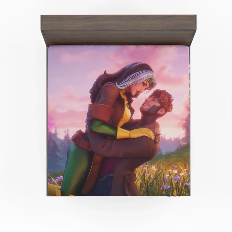 Fortnite Rogue & Gambit Loading Screen: Marvel Crossover Fitted Sheet