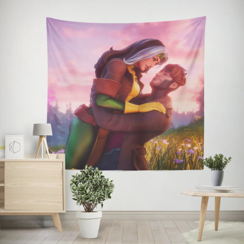 Fortnite Rogue & Gambit Loading Screen: Marvel Crossover  Wall Tapestry