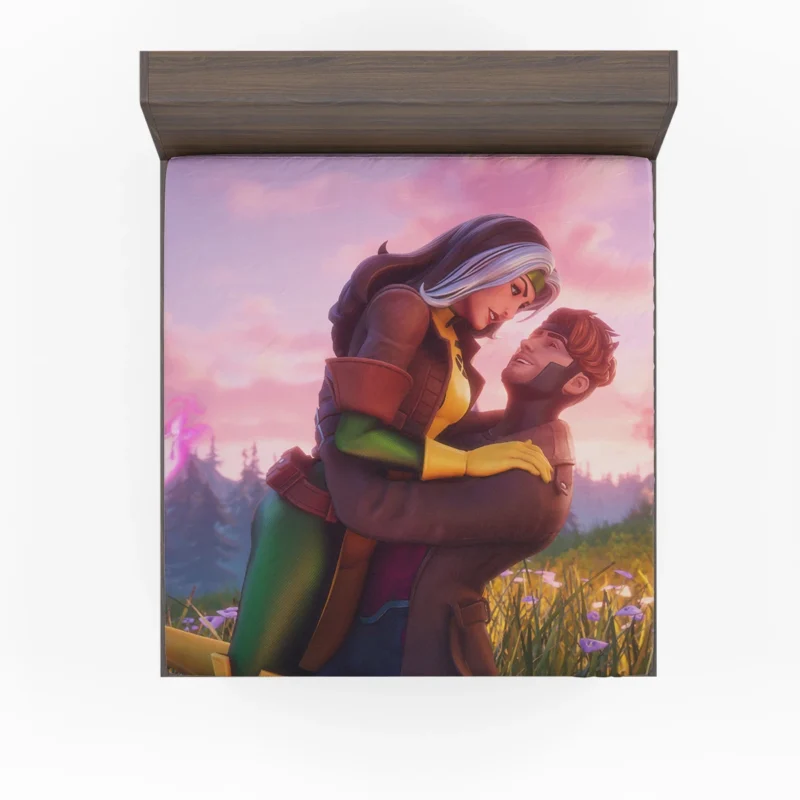 Fortnite: Rogue & Gambit Loading Screen Unleashed Fitted Sheet