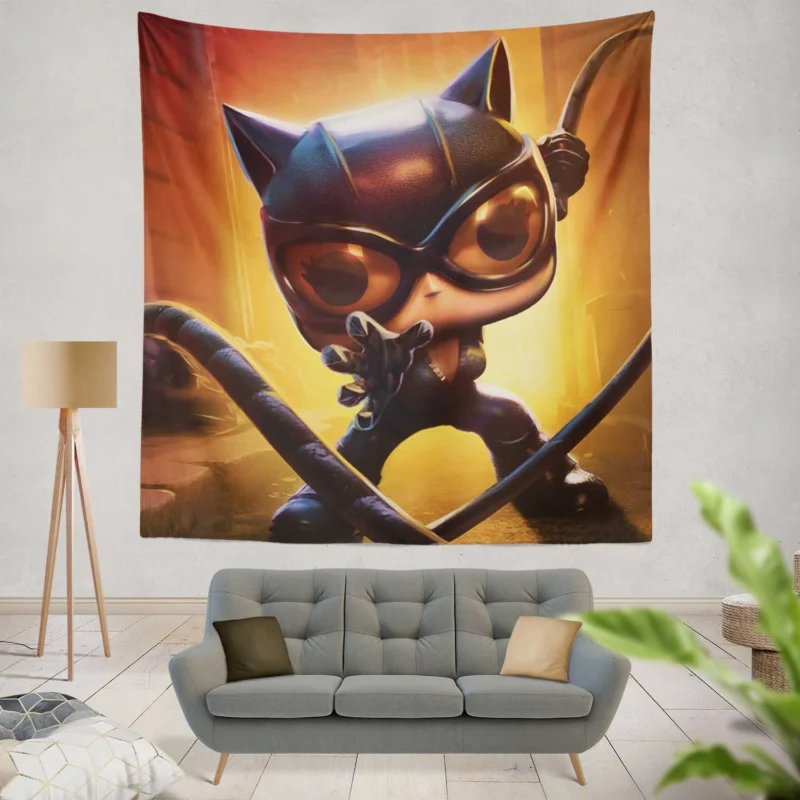 Funkoverse Strategy Game: DC Comics Catwoman  Wall Tapestry