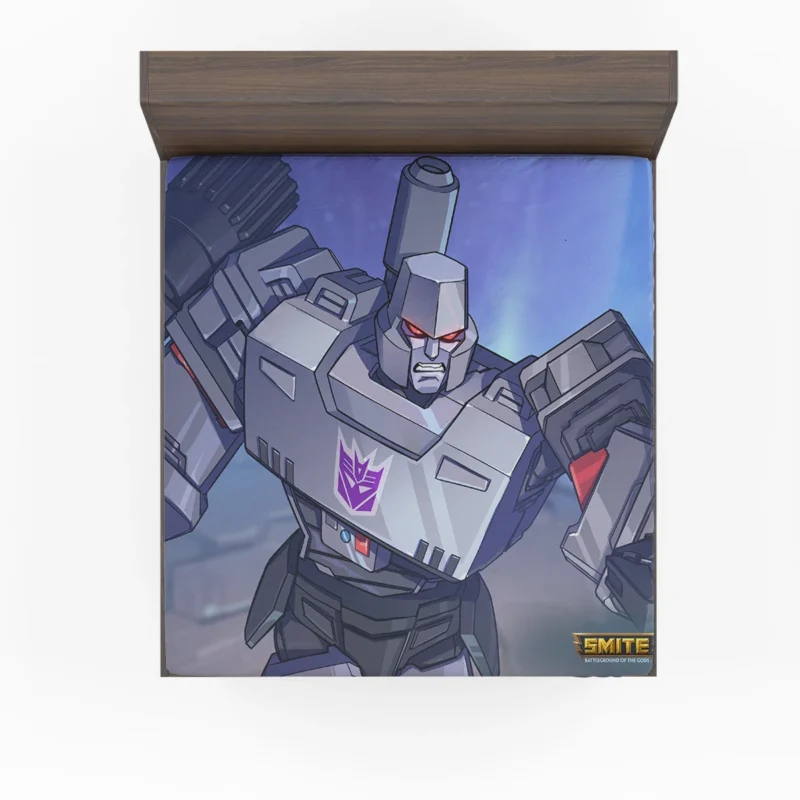 G1 Megatron Ra: Join the Battle in Video Game Fitted Sheet