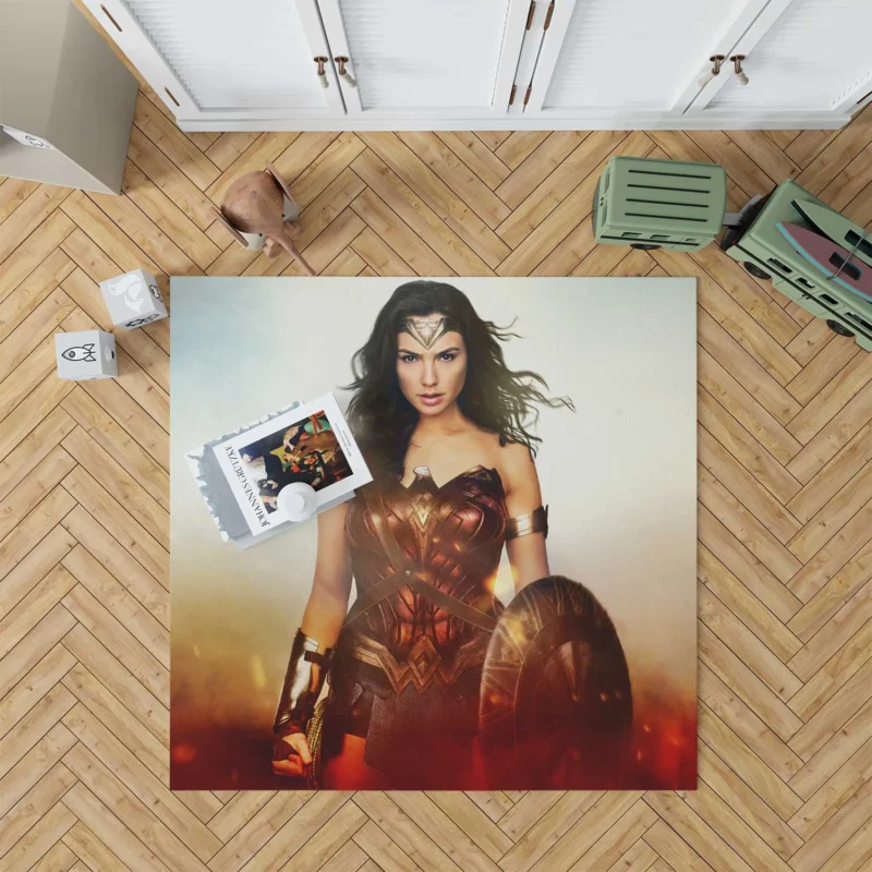 Gal Gadot as Wonder Woman: A DC Legend Floor Rug